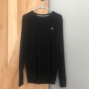 Men’s black waffle shirt!